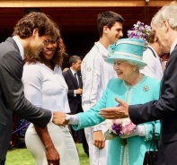 Roger Federer und Queen Elizabeth 2010