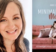 Anne Lwen mit ihrem Buch Minimalismus Mom